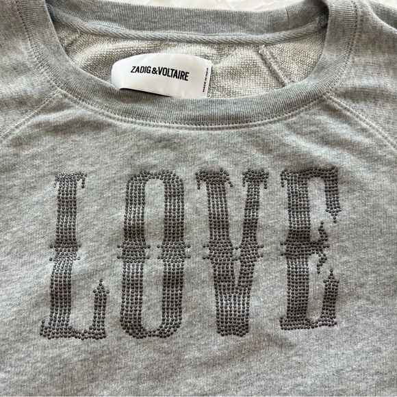 Zadig & Voltaire Love sweatshirt, Large - Picture 1 of 3